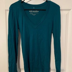 Women’s blue long sleeve Arizona top